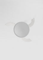 Wind Clear Studio - Ventilateur De Plafond 40W Silencieux Avec Pales Rétractables Et Lumière Led - Blanc