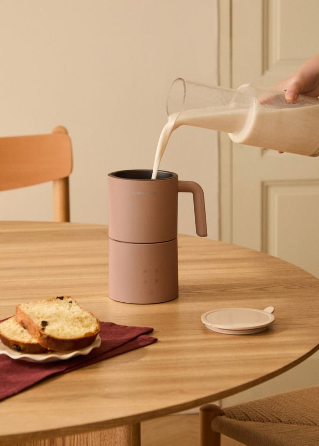Milk Frother Studio Pro - Espumador Calentador De Leche Apto Para Lavavajillas - Moca
