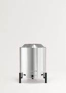 Fire Pit Compact - 1.5 Kw Outdoor Table Brazier with Smokeless Pellet - Gray