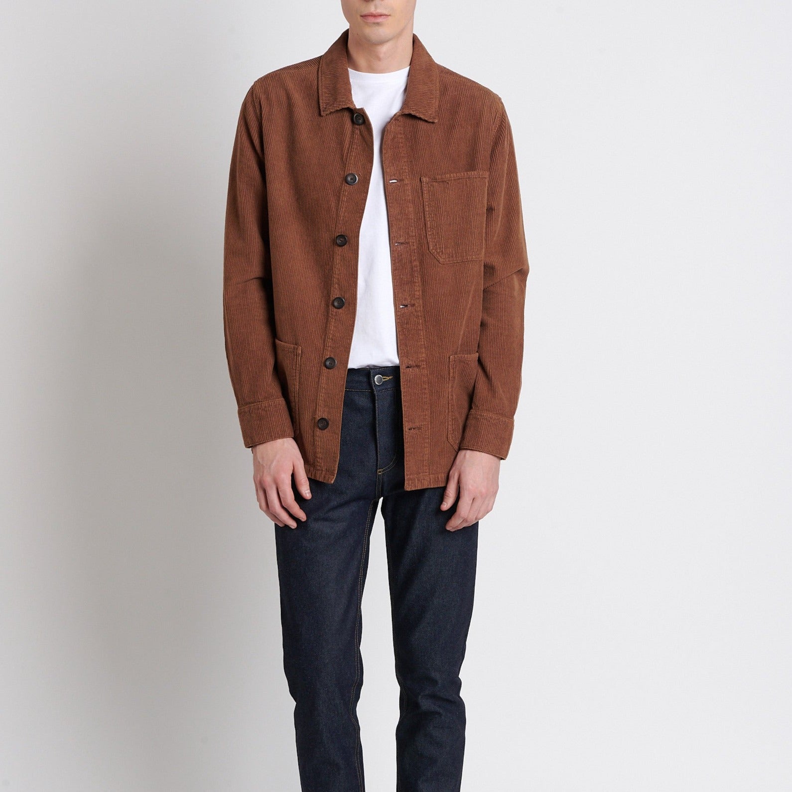 Maison Standards - Corduroy Work Jacket - Caramel - Men