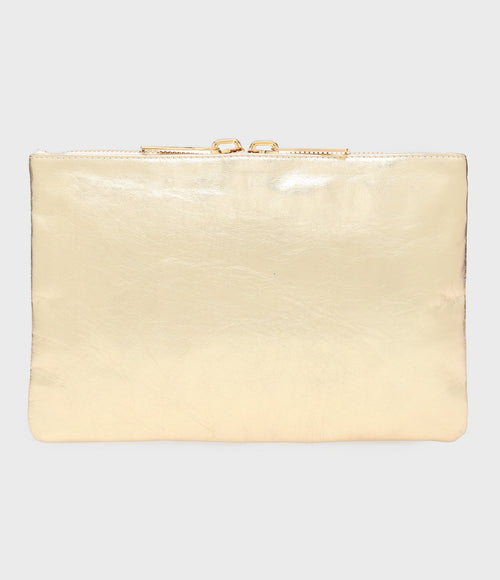 1970-1976 - Pochette Cuir Irisé Doré - Femme