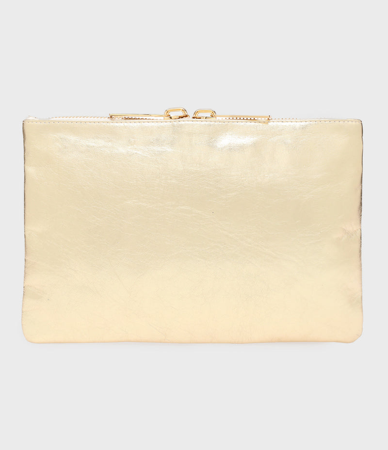 1970-1976 - Pochette Cuir Irisé Doré - Femme