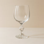 Set of 6 Stemmed Glasses - Crystal Glass - 19 cl - Crystal Glass