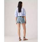 Levi's 501 High-Rise Denim Shorts Blue