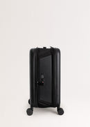 Luggage Studio Foldable - Rigid Foldable Polycarbonate Cabin Suitcase with TSA Lock & Multi-Directional Wheels - Black