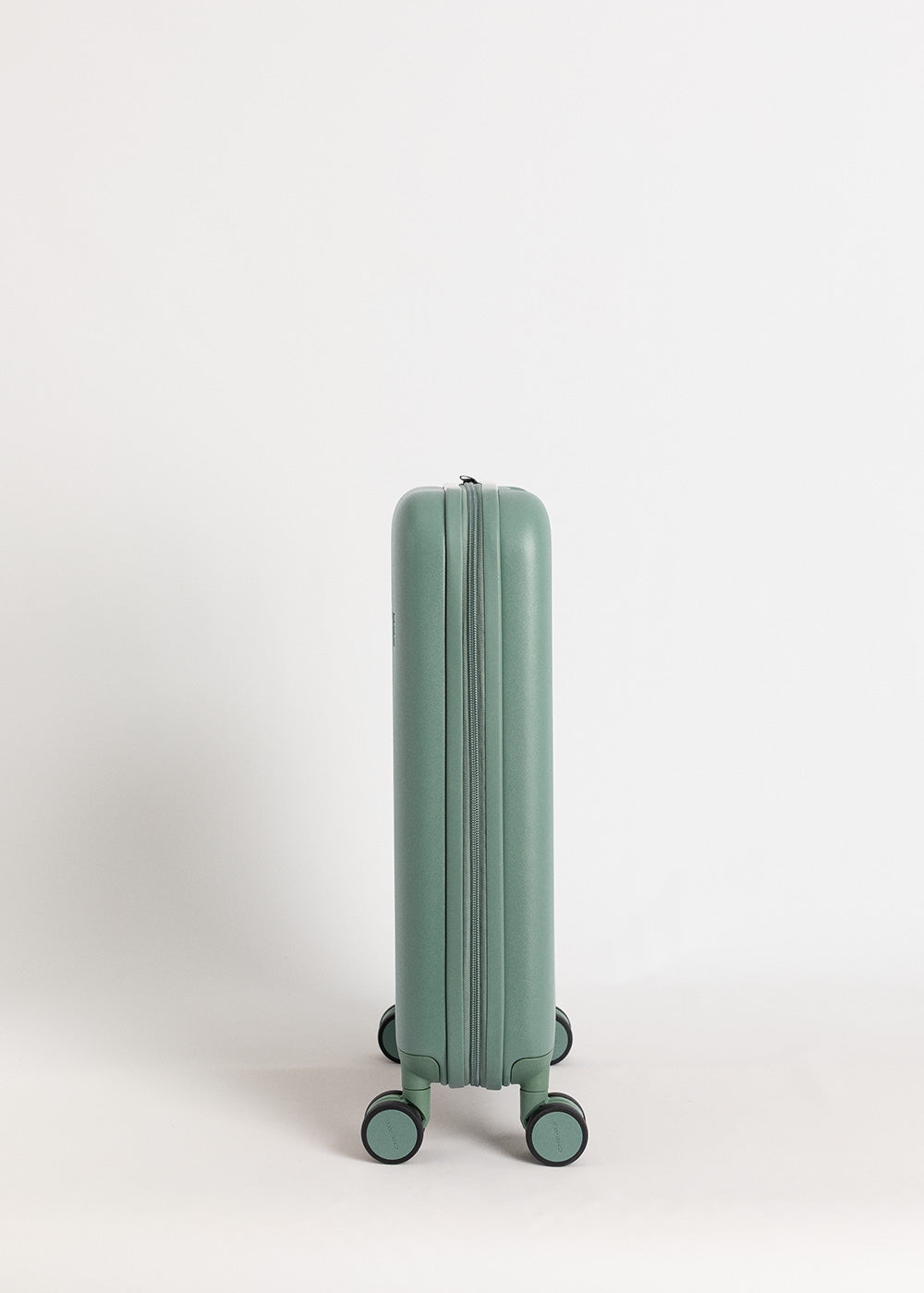 Luggage Studio Foldable - Maleta de cabina rígida plegable de policarbonato con cerradura TSA y ruedas multidireccionales - Verde