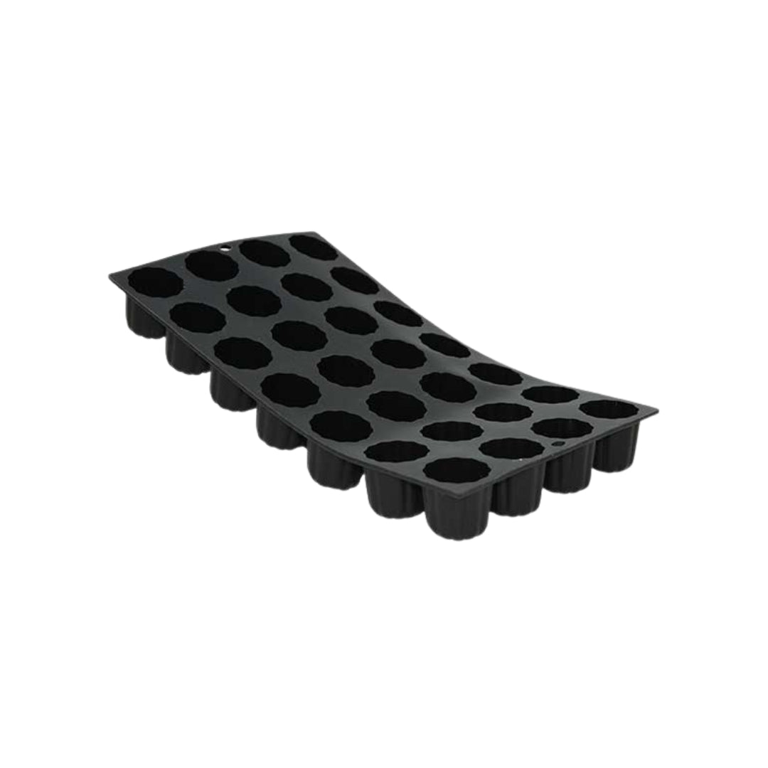 Molde para 28 mini canelés bordeleses Moul Flex de silicona