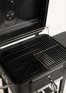 BBQ Smokey Pro - Barbacoa Ahumadora de Carbón con Parrilla Regulable y Mesa Auxiliar - Exclusiva