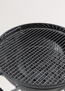 BBQ Smokey Kettle - Barbacoa ahumadora de carbón con recolector de brasas - Negro