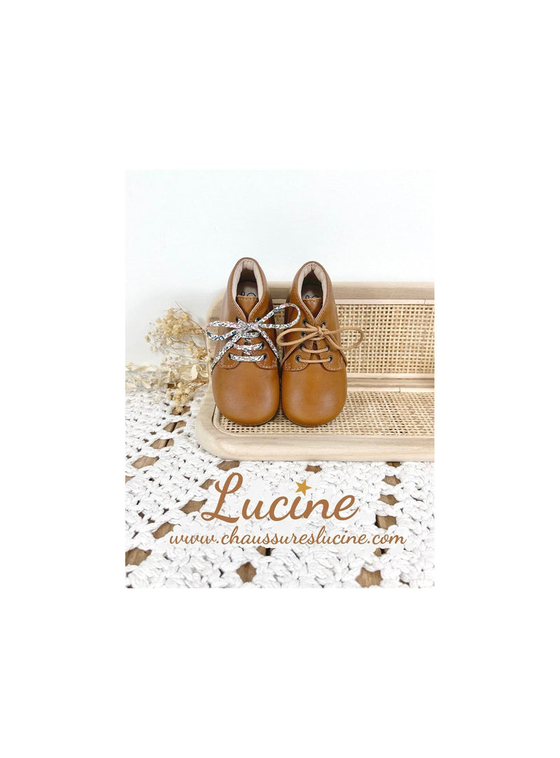 Bottillons Charlie - Cuir Camel - Mixte