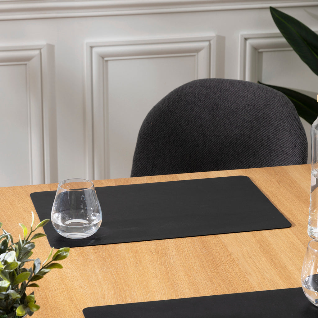Purecotton - Set De Table - Pu - Noir