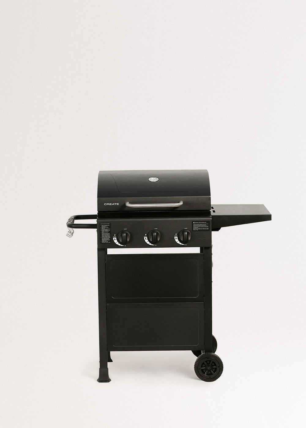 Bbq Gas Burner - 9KW Gas Barbecue With 3 Burners And Folding Table