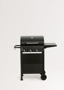 Quemador De Gas BBQ - Barbacoa De Gas De 9Kw Con 3 Quemadores Y Mesa Plegable. - Exclusivo