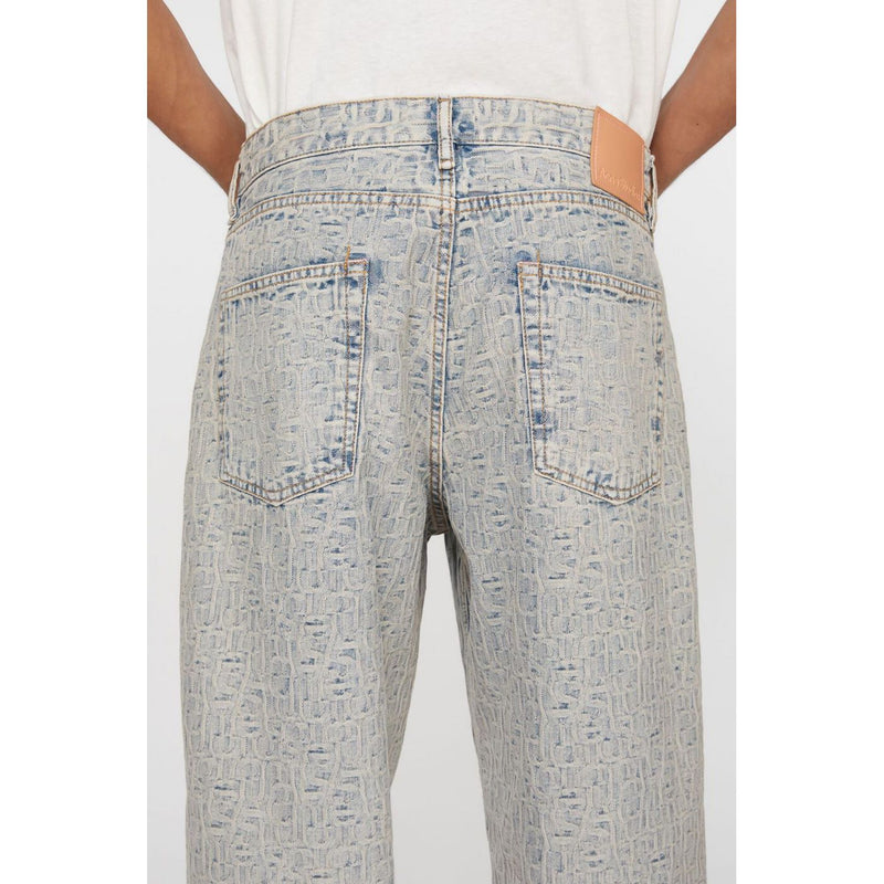 Monogram Acne Studios 1981 Fn Jeans Jeans - Azul / Beige