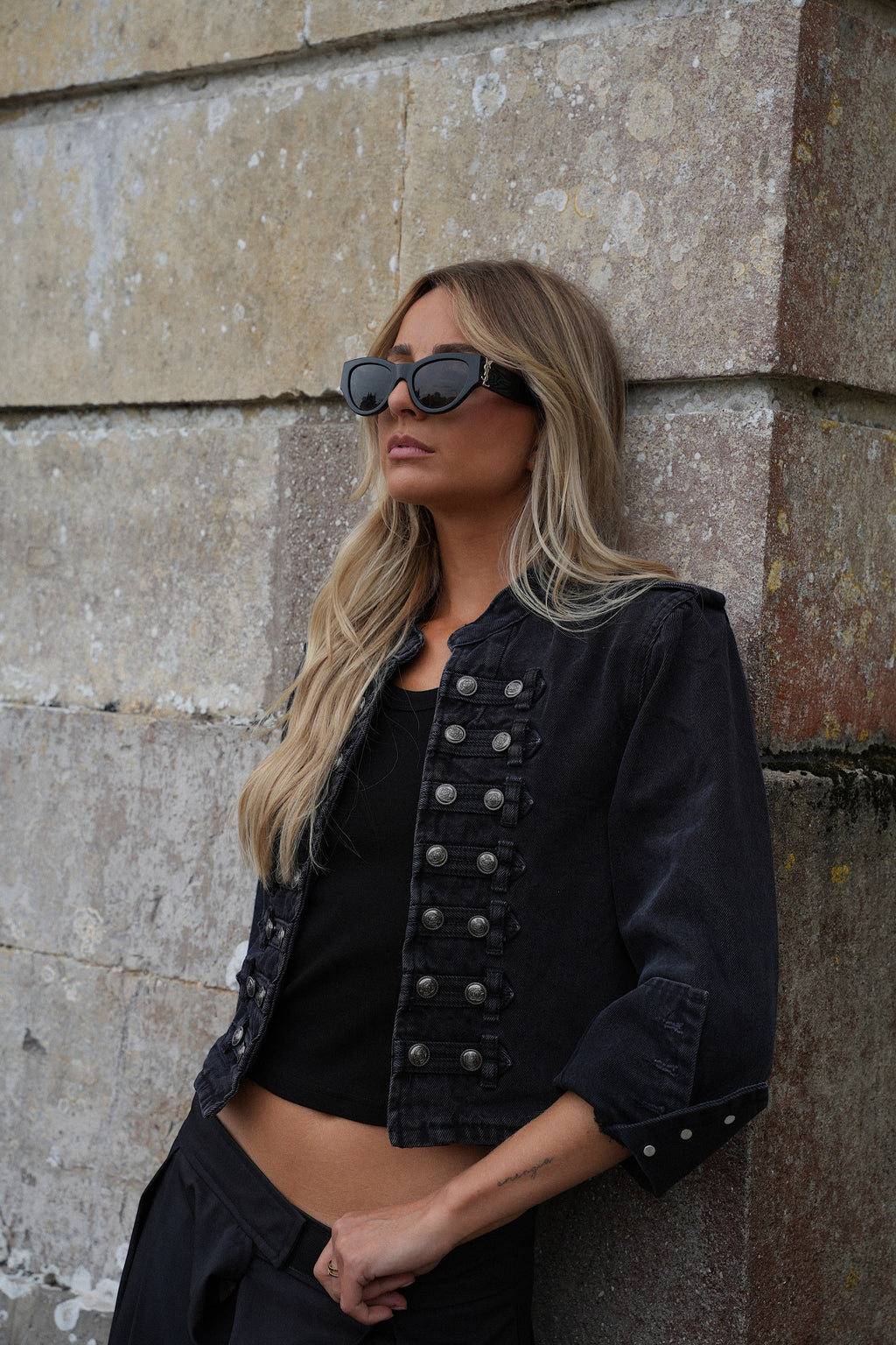 Chaqueta vaquera Léandre - Negra