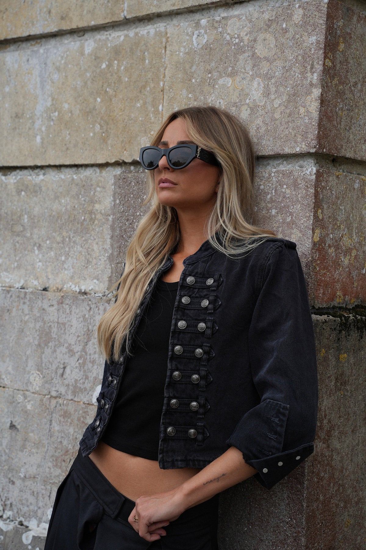 Chaqueta vaquera Léandre - Negra