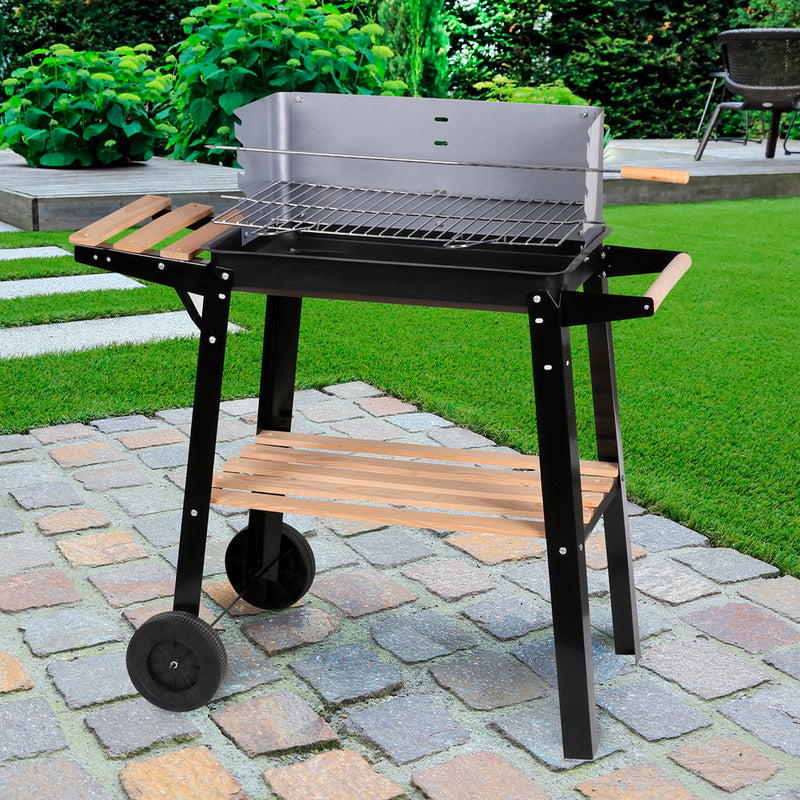 Barbecue - Noir / Bois