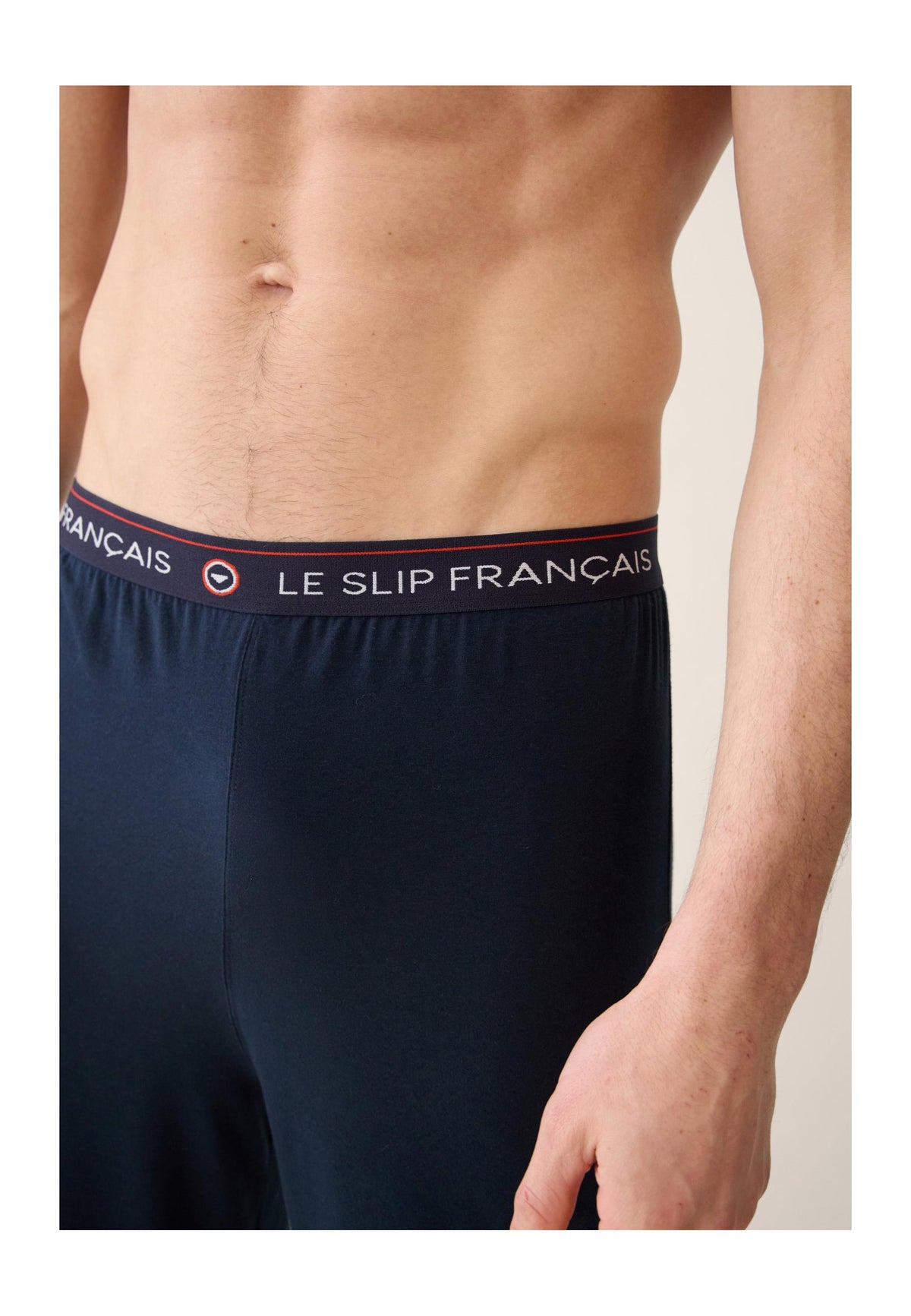 Bas De Pyjama Long Indomptable En Coton - Marine