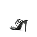 Sandales - Saint Laurent Jerry 95 Satin - Black