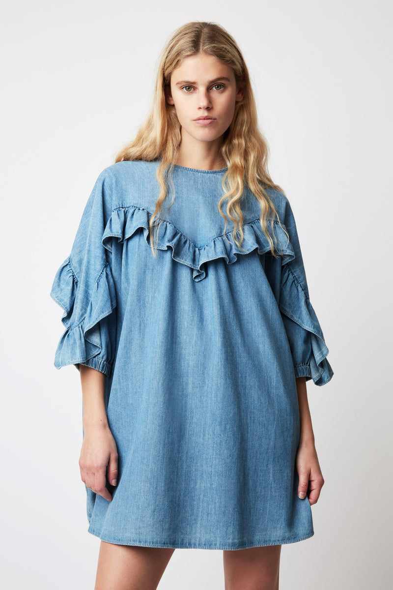 VESTIDO DE DENIM GROOVY LUCCIANA