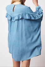 GROOVY LUCCIANA DENIM DRESS
