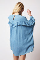 VESTIDO DE DENIM GROOVY LUCCIANA