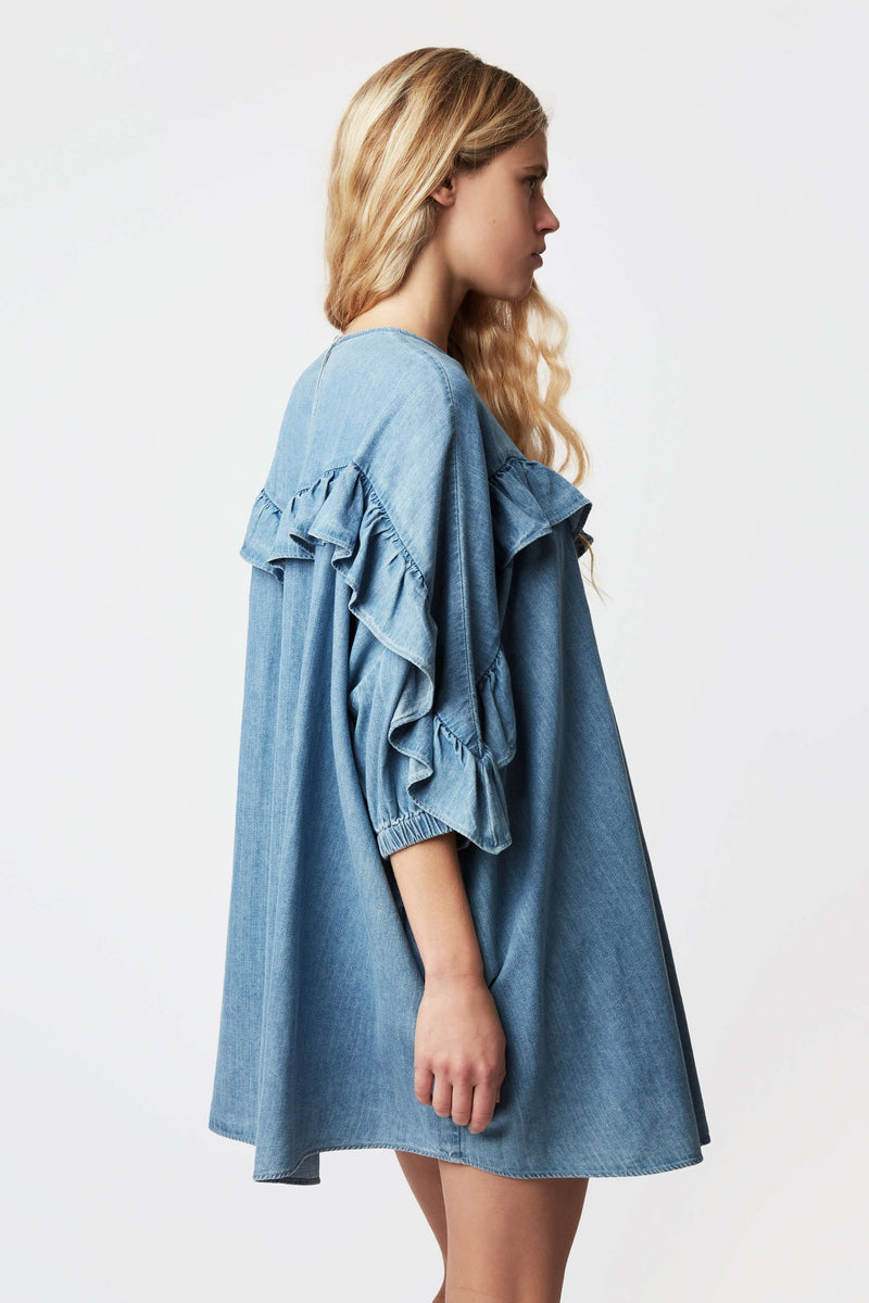 VESTIDO DE DENIM GROOVY LUCCIANA