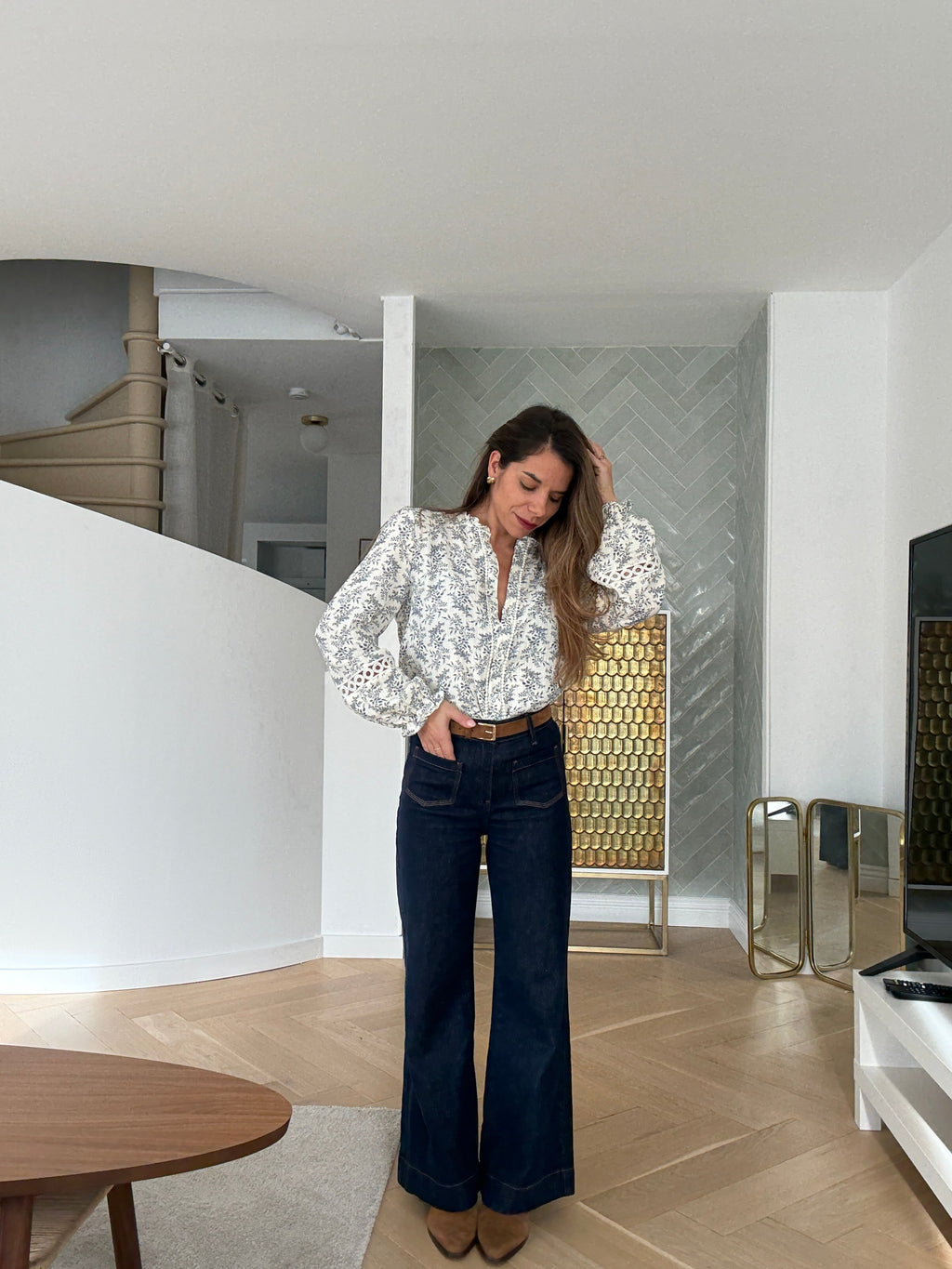 Blouse Emma fleurie