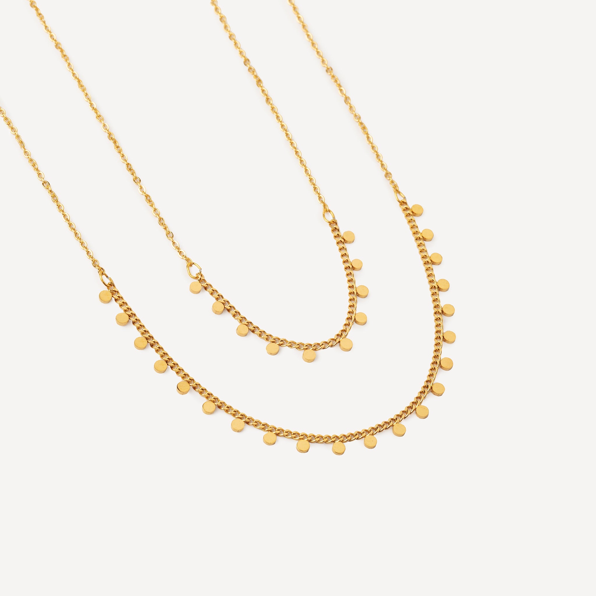 Collier Reflets Dorés