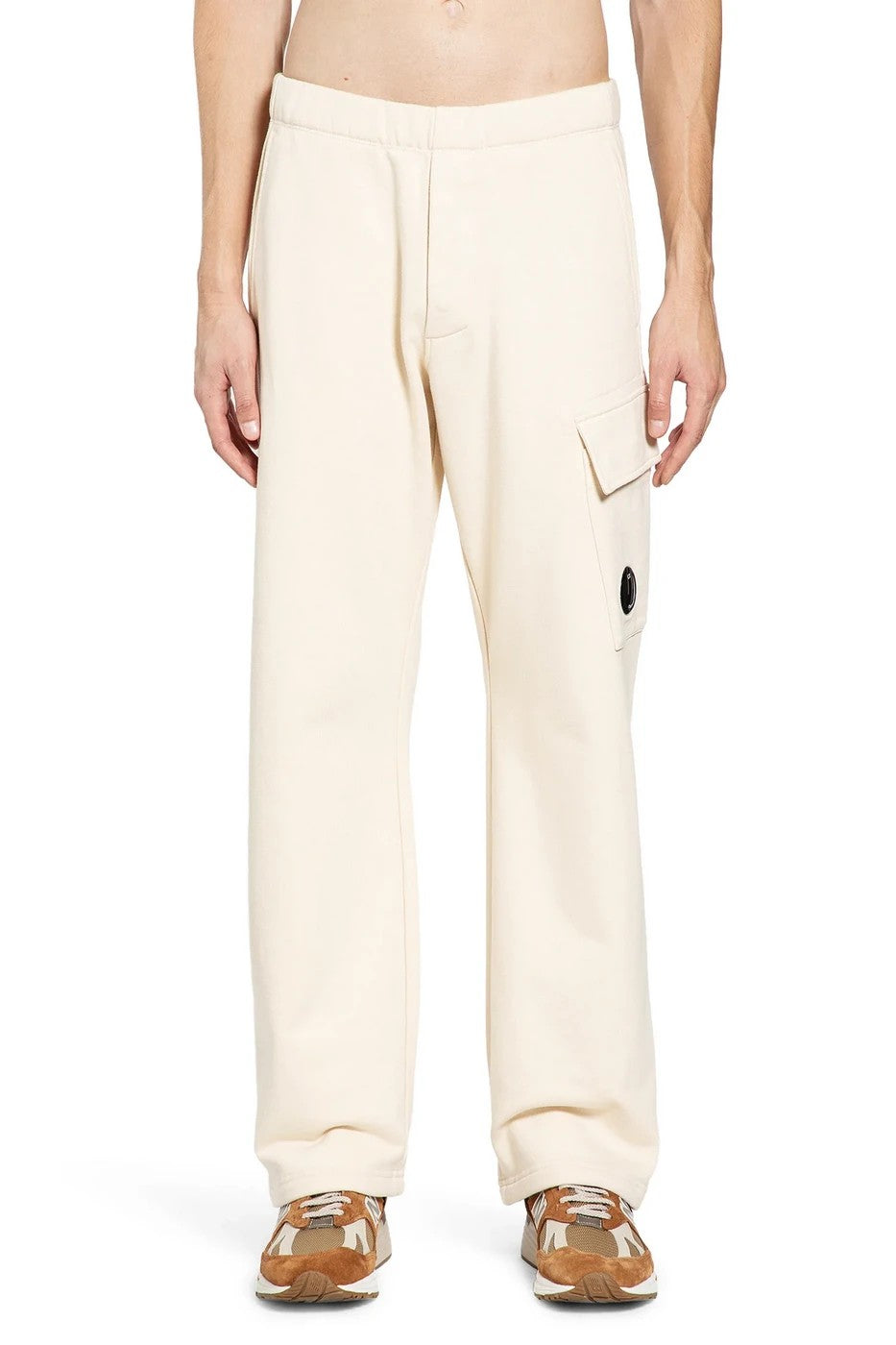 Company - Pantalones deportivos tipo cargo de polar con pernera ancha