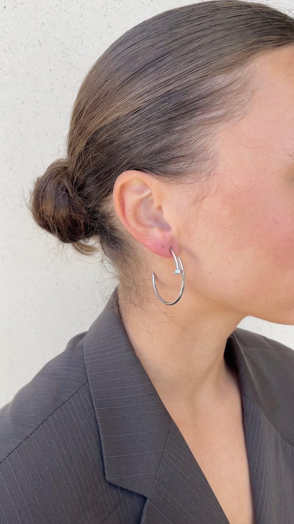 Boucles D'Oreilles Thin Push