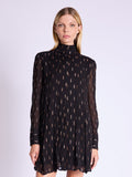 Berenice - Vestido Corto Estampado - Jacquard Lurex Print