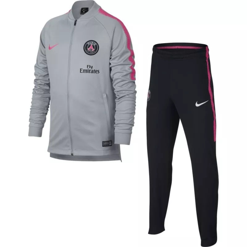 Ensemble De Survêtement Nike Psg Nk Dry Sqd 18/19 - Gris, Noir, Rose.