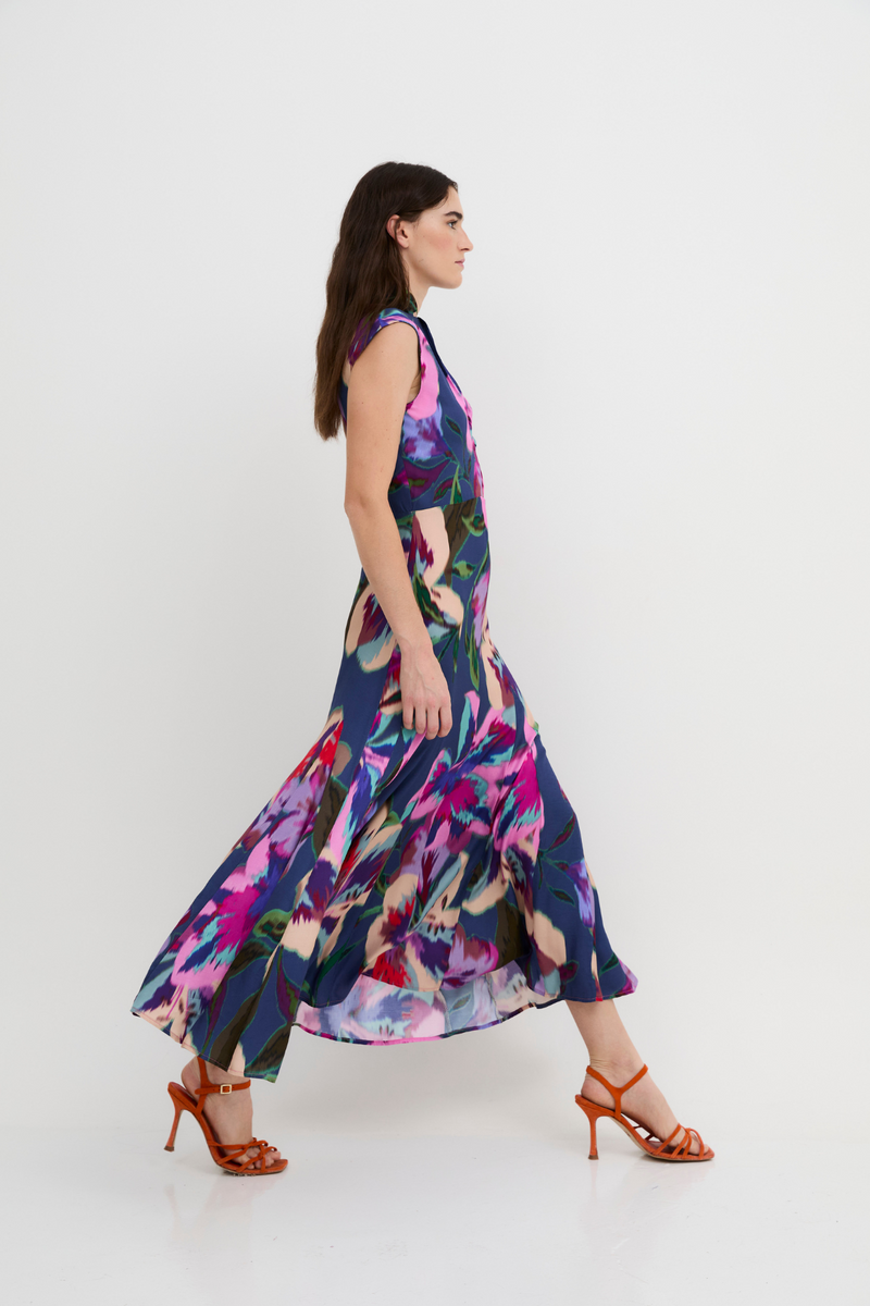 Robe Anabel Monet Bleu