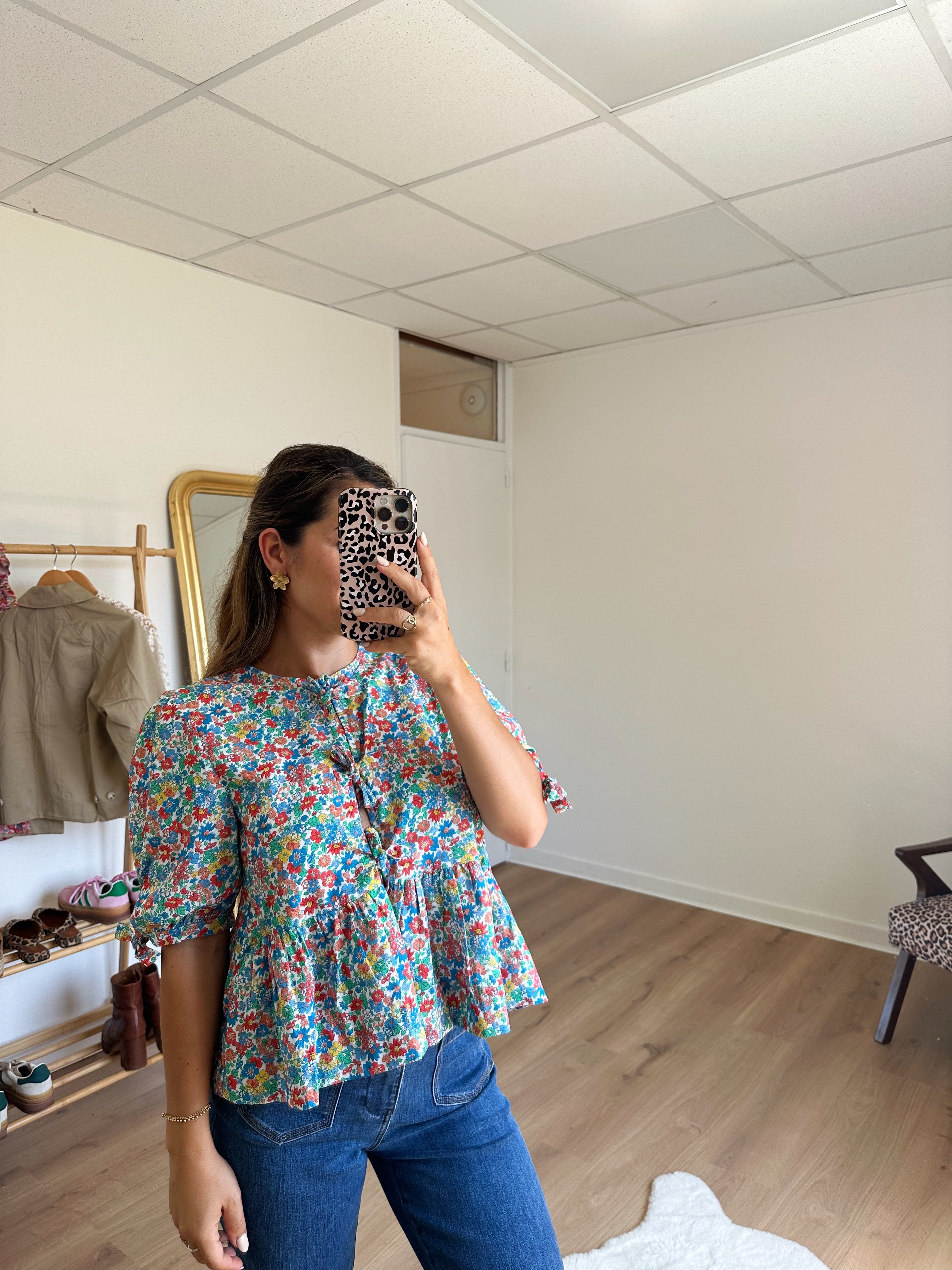 Faustine Bow Blouse
