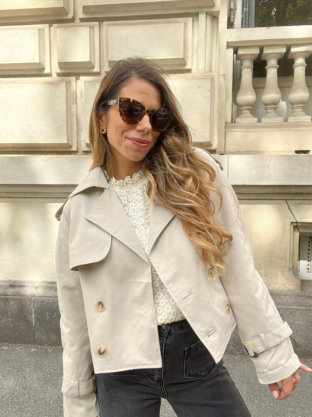 Camille Short Trench Coat