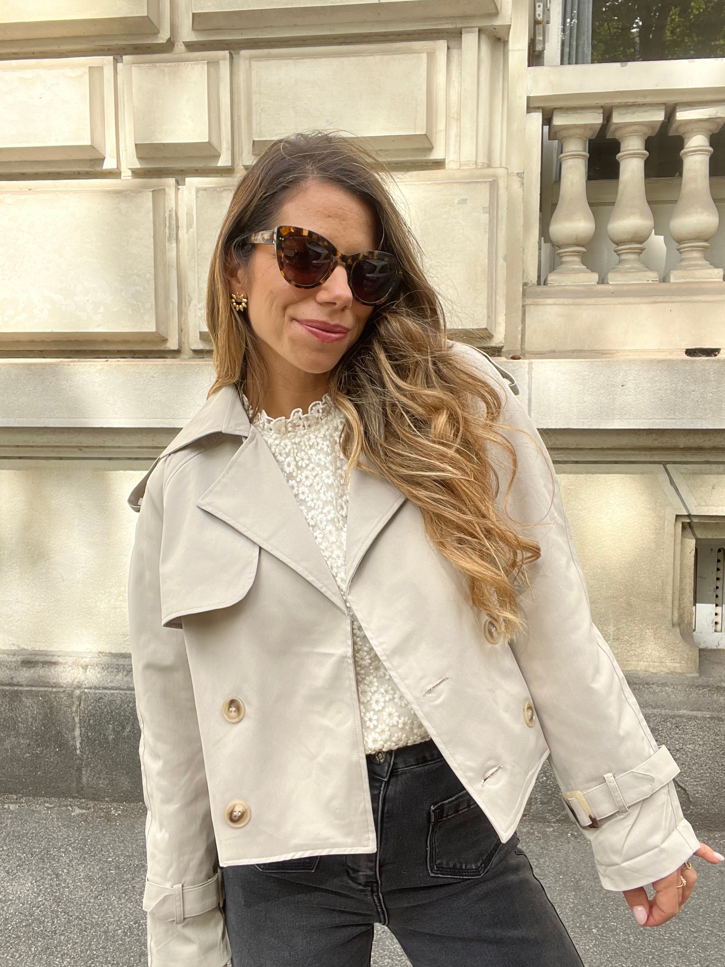 Camille Short Trench Coat