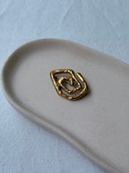 Broche Jacques Esterel Vintage - Motif Spirale Dorée