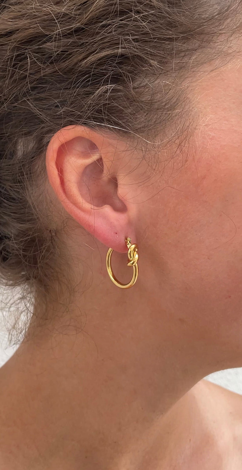 Pendientes Nudo Fino