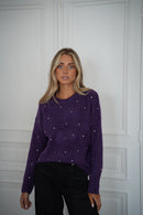Mathilde Violet - Pull À Strass