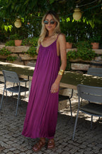Robe Longue Darcy - Prune