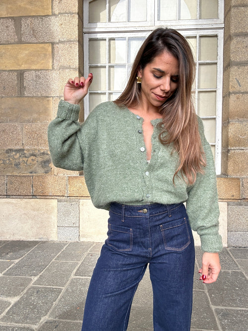 Cardigan Charlie Olive