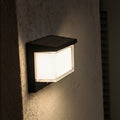 Zeany - Applique Solaire Décorative - Acier - Noir