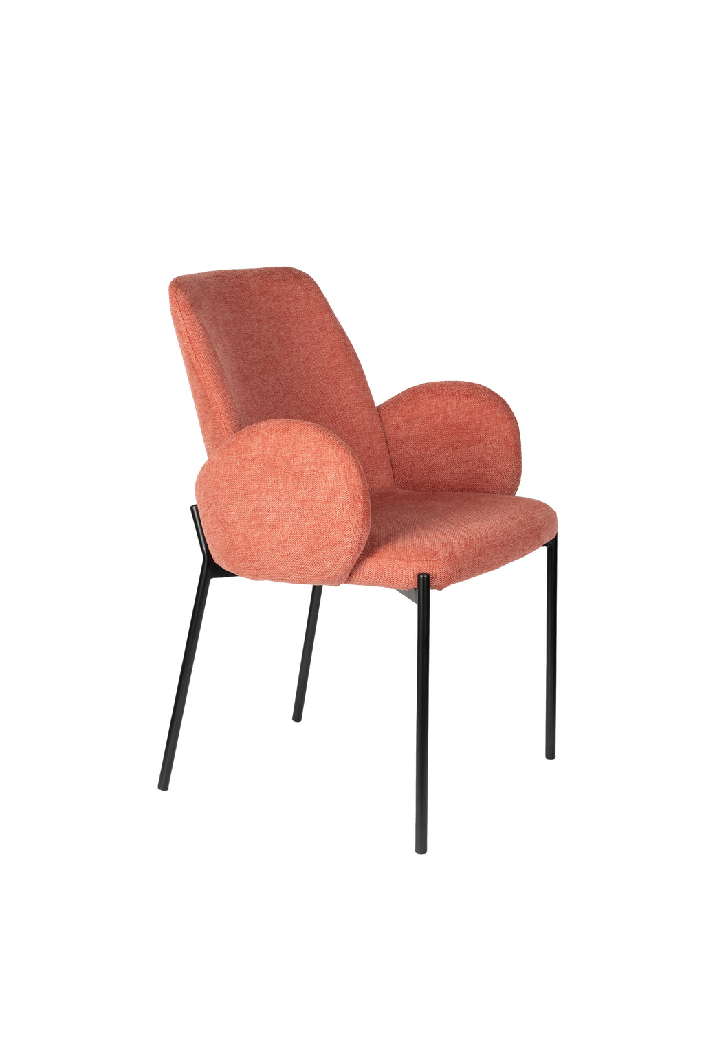 Tjarda - Dining Room Chair - Iron - Old Rose