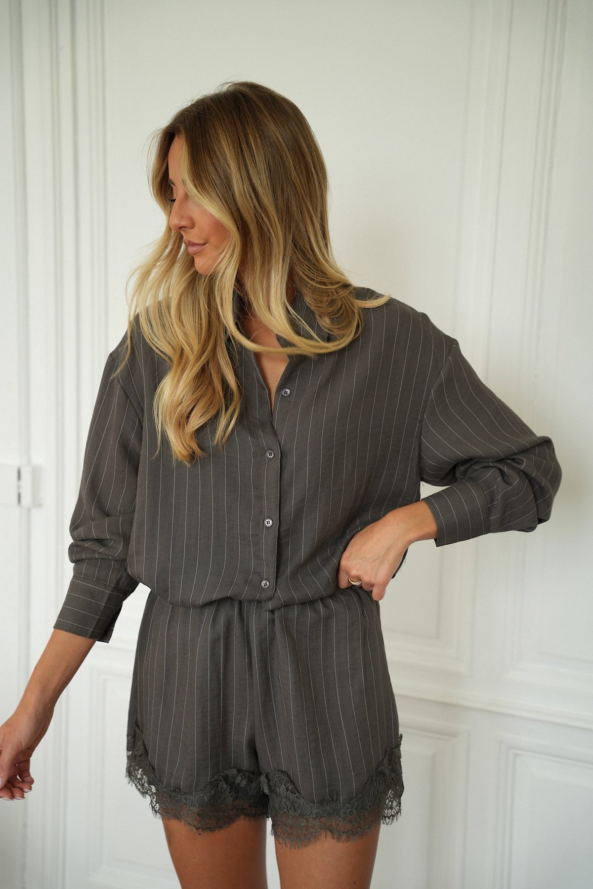 Short Dentelle - Jane Gris