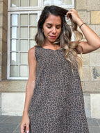 Vestido Léa de leopardo