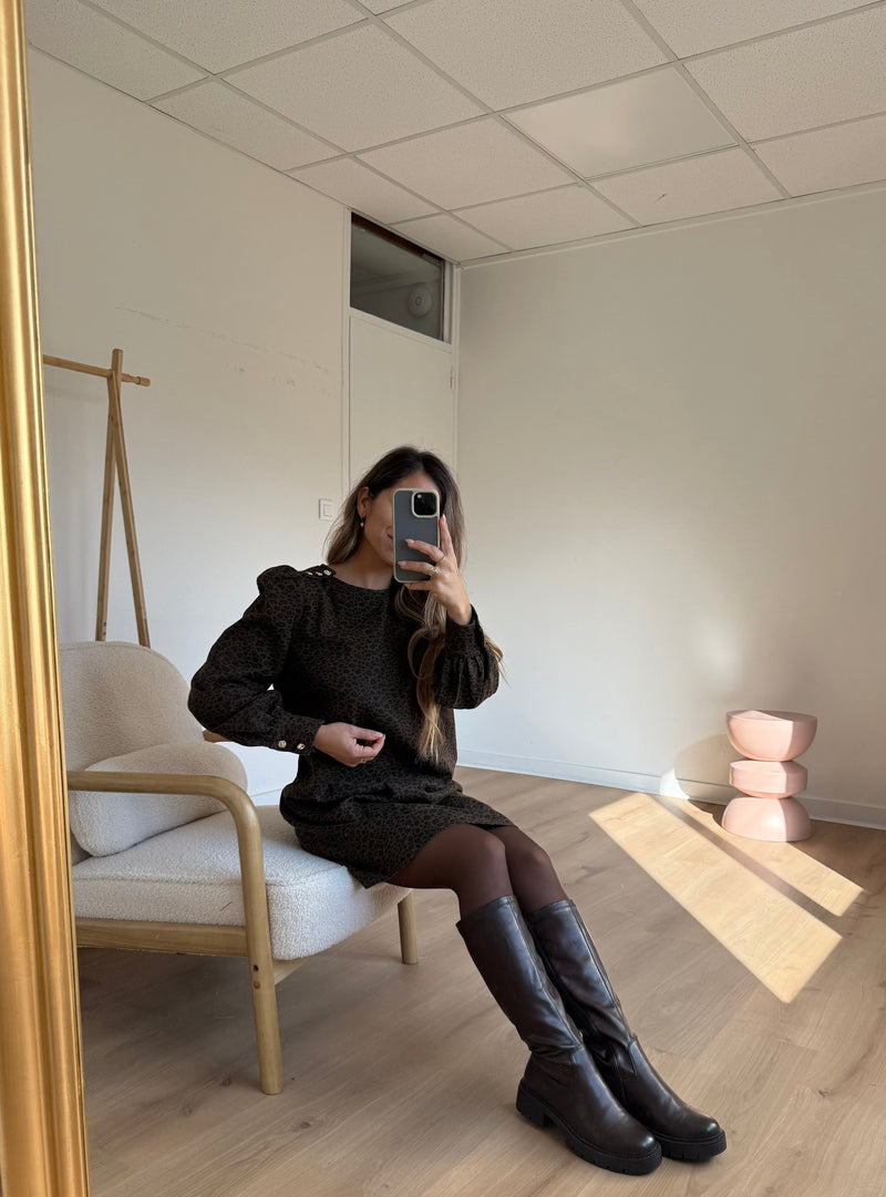 Robe Victoire Léopard