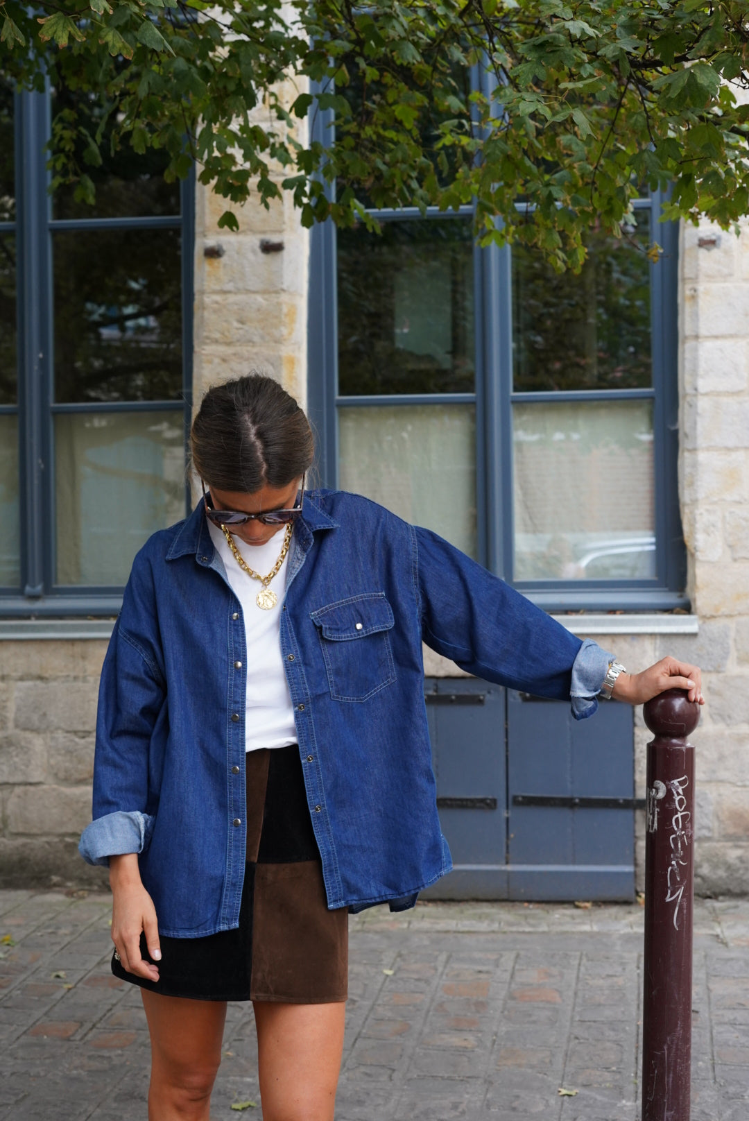 Louise Denim Blue Shirt