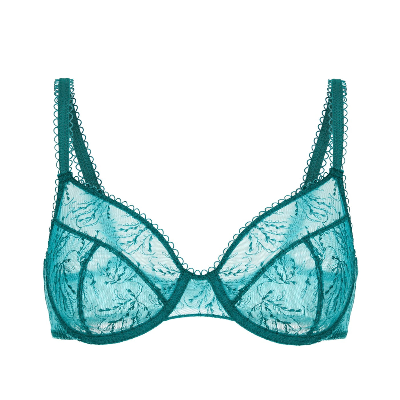 Sujetador Con Aros Opaline - Verde Esmeralda