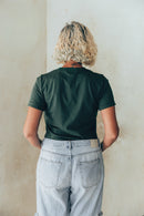 T-Shirt D'Allaitement Vert - Femme